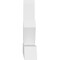 Ekena Millwork Saratoga Architectural Grade PVC Gable Bracket, 60"W x 20"H x 4"D x 4"F, 8/12 Pitch GBP060X20X0404SAR00 - alternate 4